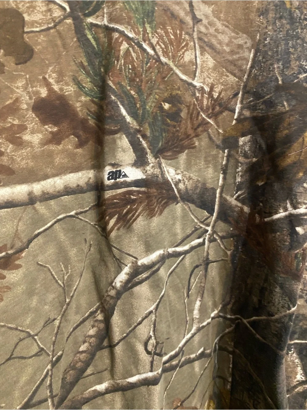 VTG Gorpcore Wrangler Double Knee Camo Jeans + Liberty Pocket Tee Set (42x30)
